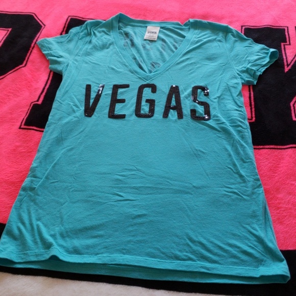 PINK Victoria's Secret Tops - 2 for $16 ❤ VS Pink Vegas/Wish You Were Here Tee
